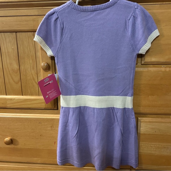LOL Surprise! “Surprise & Be Merry” Girl’s Purple Sweater Dress Size XS 4-5 NEW - Picture 8 of 8